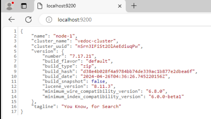 Elasticsearch status